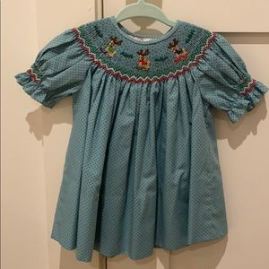 EEUC 3m Rosalina Smocked Christmas dress